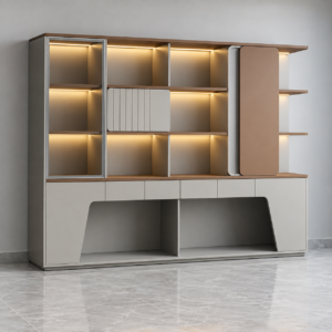2.4M Large Modern Office Storage Cabinet – 2M High