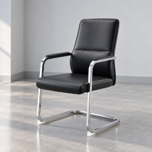 Mid Back Leather Boardroom Chair with Back Support