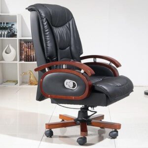 Leather executive office chair