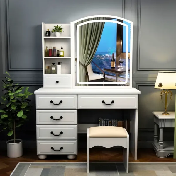 Vanity white dressing table