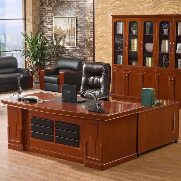 2m L shaped executive office desk