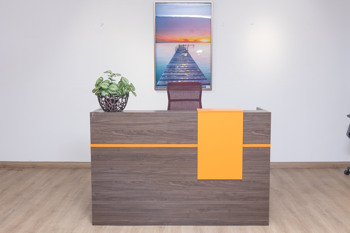 2m modern office reception desk